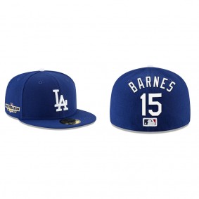 Austin Barnes Los Angeles Dodgers Royal 2022 Postseason Side Patch 59FIFTY Fitted Hat