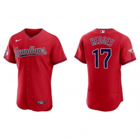 Austin Hedges Cleveland Guardians Red Alternate Authentic Jersey