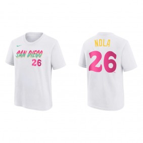 Austin Nola Youth San Diego Padres White 2022 City Connect T-Shirt