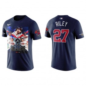 Austin Riley Atlanta Braves Navy 2022 NL East Division Champions T-Shirt