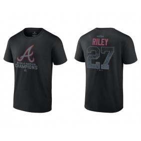 Austin Riley Men's Atlanta Braves Black 2021 World Series Champions T-Shirt