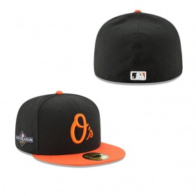 Men's Baltimore Orioles Black 2023 Postseason 59FIFTY Fitted Hat