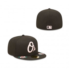 Baltimore Orioles Double Roses Fitted Hat