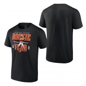 Men's Baltimore Orioles Gunnar Henderson Fanatics Branded Black 2023 AL Rookie of the Year T-Shirt