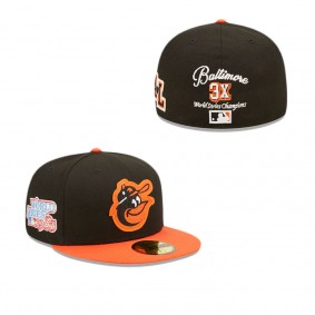 Baltimore Orioles Letterman 59FIFTY Fitted Hat