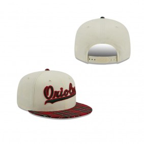 Baltimore Orioles Plaid Visor 9FIFTY Snapback Hat