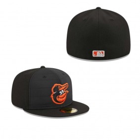 Baltimore Orioles Quilt 59FIFTY Fitted Hat Black