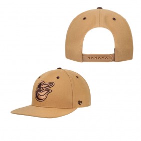 Men's Baltimore Orioles Toffee Captain Snapback Hat