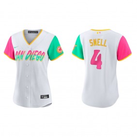 Blake Snell Women's San Diego Padres White 2022 City Connect Replica Jersey