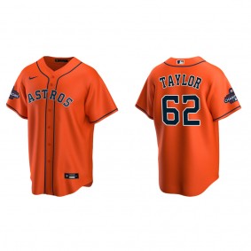 Blake Taylor Houston Astros Orange 2022 World Series Champions Alternate Replica Jersey