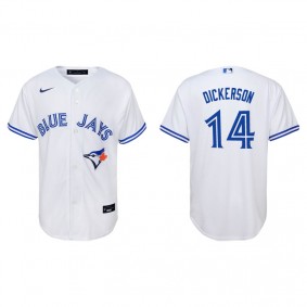 Youth Toronto Blue Jays Corey Dickerson White Replica Home Jersey