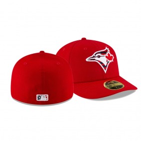 Toronto Blue Jays 2021 Independence Day Red Low Profile 59FIFTY 4th of July Hat