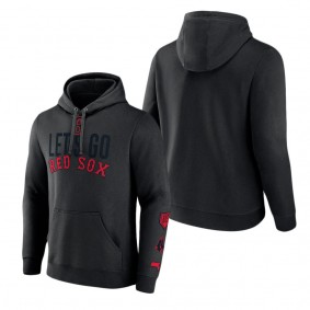 Men's Boston Red Sox Black Bases Loaded Pullover Hoodie