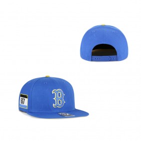 Men's Boston Red Sox Blue 2021 City Connect Captain Snapback Hat