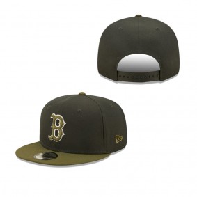 Men's Boston Red Sox Charcoal Green Color Pack Two-Tone 9FIFTY Snapback Hat