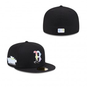 Boston Red Sox Colorpack Black 59FIFTY Fitted Hat
