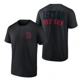 Men's Boston Red Sox Fanatics Branded Black In It To Win It T-Shirt