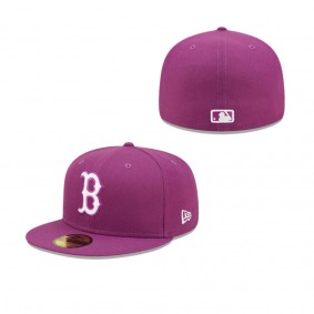 Boston Red Sox Grape Logo 59FIFTY Fitted Hat
