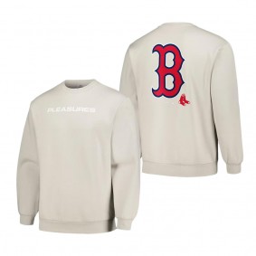 Men's Boston Red Sox Gray Ballpark Pullover Sweatshirt