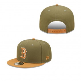 Men's Boston Red Sox Green Brown Color Pack Two-Tone 9FIFTY Snapback Hat