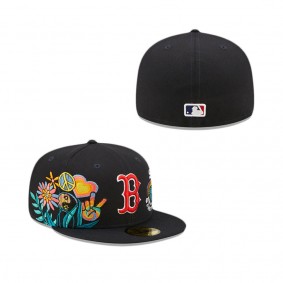 Boston Red Sox Groovy 59FIFTY Fitted Hat