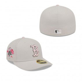 Men's Boston Red Sox Khaki 2023 Mother's Day Low Profile 59FIFTY Fitted Hat