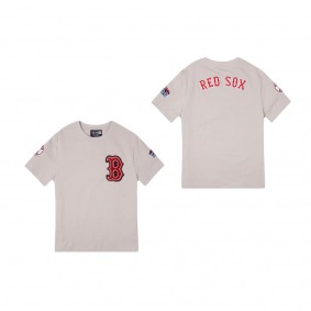Boston Red Sox Logo Select Chrome T-Shirt