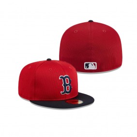 Men's Boston Red Sox Red 2024 Batting Practice 59FIFTY Fitted Hat