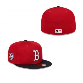 Men's Boston Red Sox Red Navy 2024 Spring Training 59FIFTY Fitted Hat