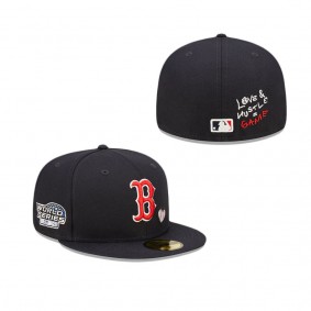 Boston Red Sox Team Heart 59FIFTY Fitted Hat