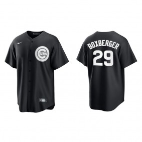 Brad Boxberger Chicago Cubs Nike Black White Replica Jersey