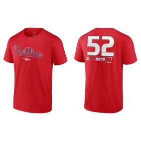 Brad Hand Philadelphia Phillies Red 2022 World Series T-Shirt