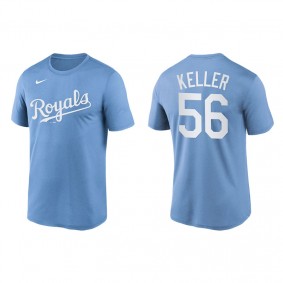 Brad Keller Men's Kansas City Royals Nike Powder Blue Wordmark Legend T-Shirt