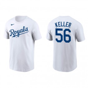 Brad Keller Men's Kansas City Royals Nike White Team Wordmark T-Shirt