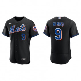 Brandon Nimmo Men's New York Mets Nike Black Alternate Authentic Jersey