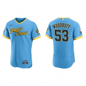Brandon Woodruff Brewers City Connect Authentic Jersey