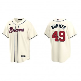 Atlanta Braves Aaron Bummer Cream Replica Alternate Jersey