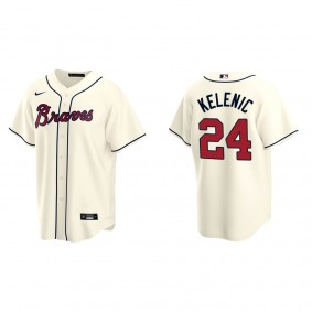 Atlanta Braves Jarred Kelenic Cream Replica Alternate Jersey