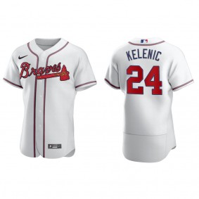 Atlanta Braves Jarred Kelenic White Authentic Home Jersey