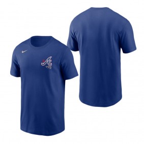 Men's Atlanta Braves Royal 2023 City Connect Wordmark T-Shirt
