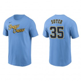 Brent Suter Brewers City Connect T-Shirt