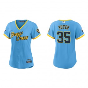 Brent Suter Women's Brewers City Connect Replica Jersey