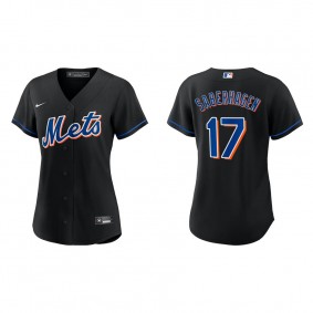 Bret Saberhagen Women's New York Mets Nike Black Alternate Replica Jersey