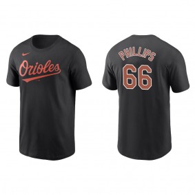 Orioles Brett Phillips Black Name & Number T-Shirt