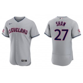 Men's Cleveland Guardians Bryan Shaw Gray Authentic Jersey