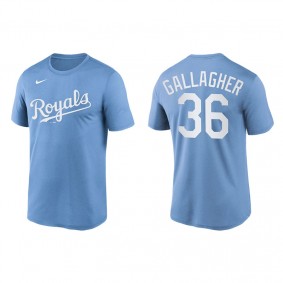 Cam Gallagher Men's Kansas City Royals Nike Powder Blue Wordmark Legend T-Shirt
