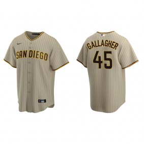 Padres Cam Gallagher Sand Brown Replica Alternate Jersey