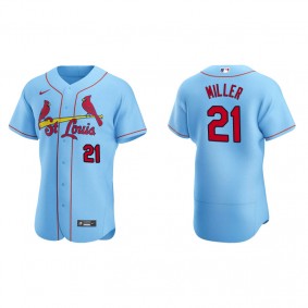Men's St. Louis Cardinals Andrew Miller Light Blue Authentic Alternate Jersey