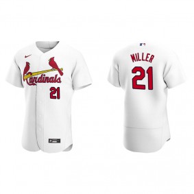 Men's St. Louis Cardinals Andrew Miller White Authentic Home Jersey
