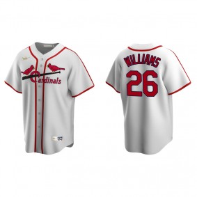 Men's St. Louis Cardinals Justin Williams White Cooperstown Collection Home Jersey